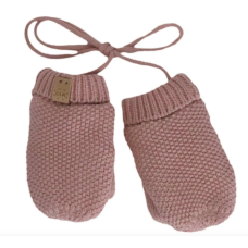 Calikids - Mitaines d'hiver doublée en tricot doux - Rose Dust